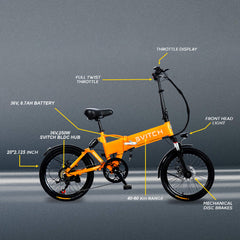 electric foldable bike 