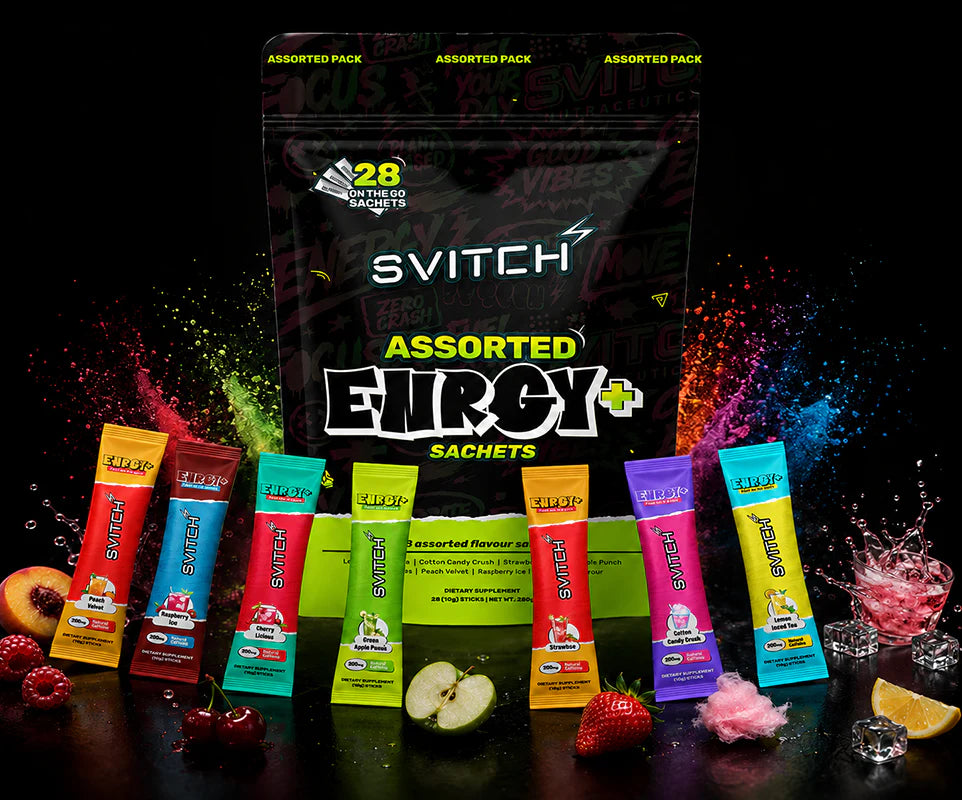 Svitch ENRGY+ assorted energy sachets