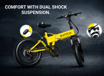 Comfort with dual-shock suspension